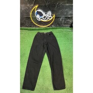 Route‎ 66 Relaxed Fit Black Women's Jeans Size 5/6 Straight Leg Baggy